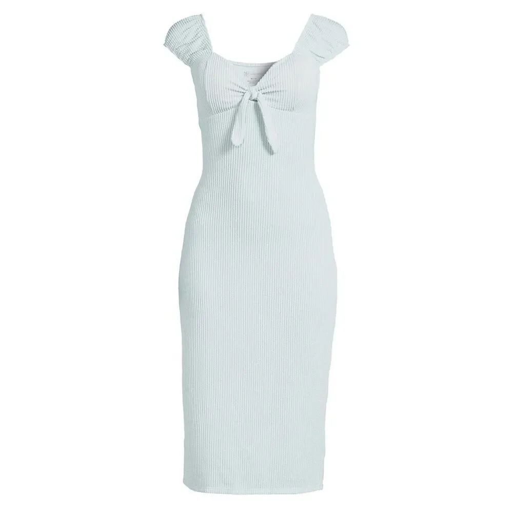 No Boundaries Juniors Midi Sleeveless Mint Ribbed Dress Size XXL (19)